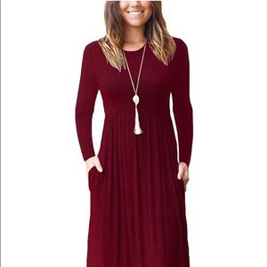 MAXI DRESS - Apple Red